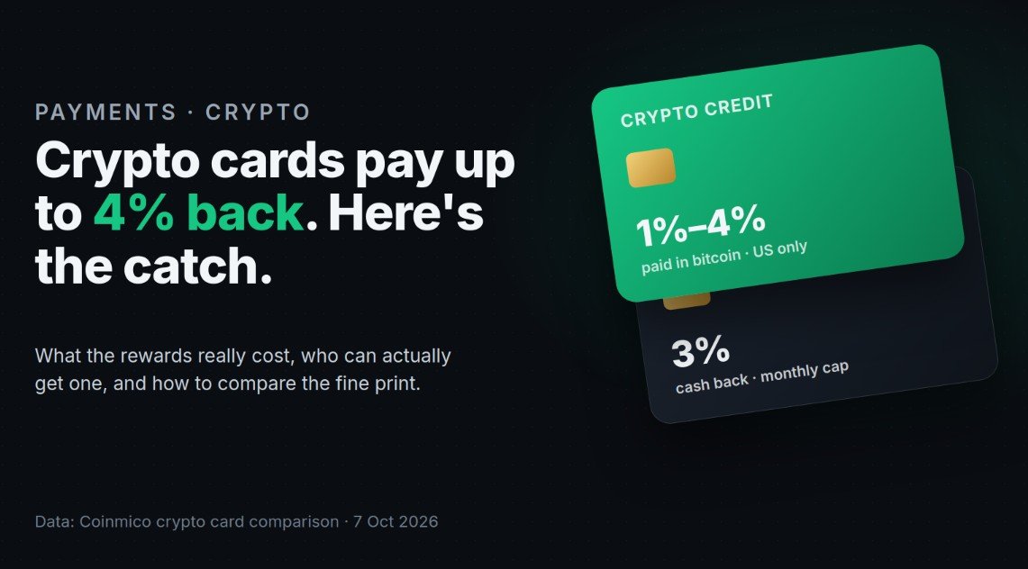 Crypto Cards Promise Up to 4% Back. I Read the Fine Print So You Don’t Have To